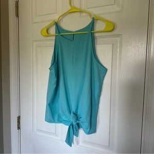 Women's Blue Sleeveless Top